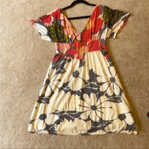 Silk V-neck TiBi dress